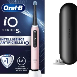 Brosse à dents électrique IO5s Blush Pink + travel