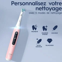 Brosse à dents électrique IO5s Blush Pink + travel