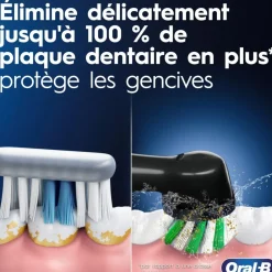Brosse à dents électrique Pro 1 Bleue Cross Action + 1 brossette