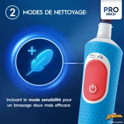 Brosse à dents électrique Spiderman PRO Kids 3+