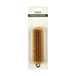 Brosse à Lustrer en Bois Chaussures 14cm Naturel