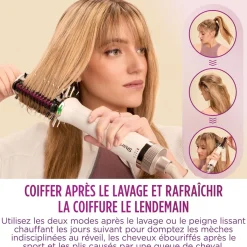 Brosse chauffante HT202EU - Blanc