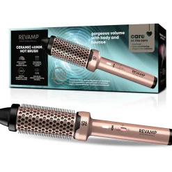 Brosse chauffante Volume et Vagues Progloss 40mm Or