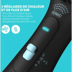 Brosse lissante soufflante Deepform 2 en 1 Progloss