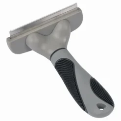 Brosse pour Chien & Chat Sous Poils 16cm Gris