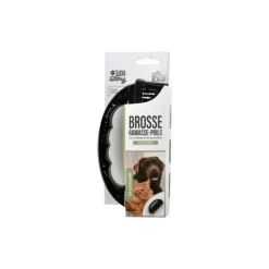 Brosse Ramasse-Poils Antistatique 15cm Noir