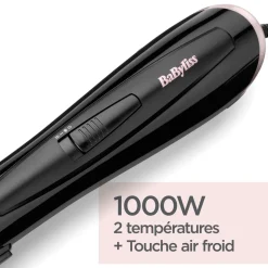 Brosse soufflante AS128E - Noir