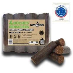 Buches bois densifié X44 X128 7,80kg