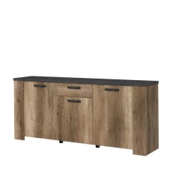 Buffet 3 portes et 1 tiroir L182 cm TORSTEN