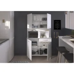 Buffet de cuisine 4 portes 1 tiroir L101cm ZAK