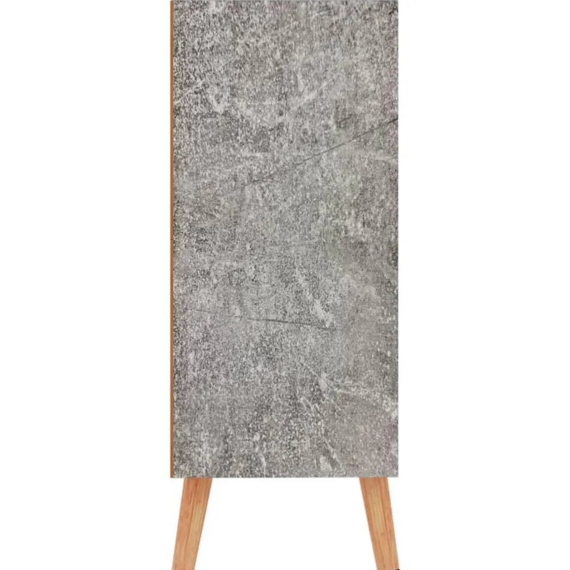 Buffet gris beton 60x30x72 cm bois d'ingenierie