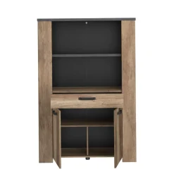 Buffet haut 2 portes, 1 tiroir et 1 étagère L110 cm TORSTEN