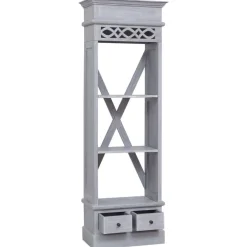 Buffet 60x30x175 cm Bois d'acajou massif