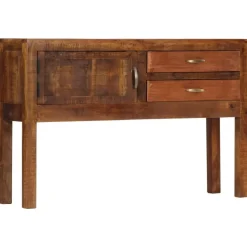 Buffet 118x30x75 cm Bois de manguier massif