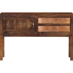 Buffet 118x30x75 cm Bois de manguier massif