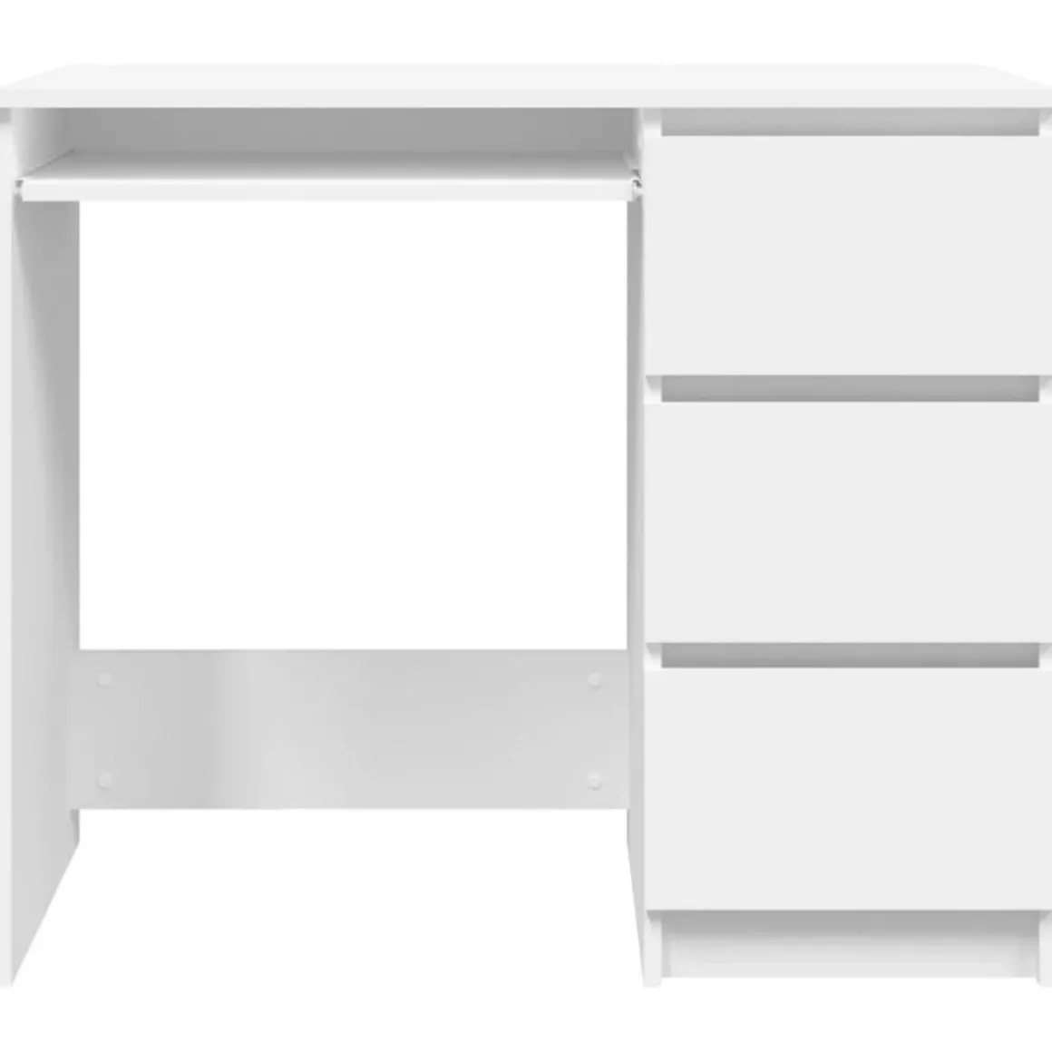 Bureau Blanc 90x45x76 cm Bois d'ingenierie