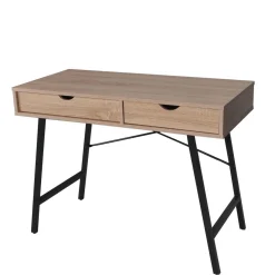 Bureau droit 2 tiroirs L100cm BROOKLINE