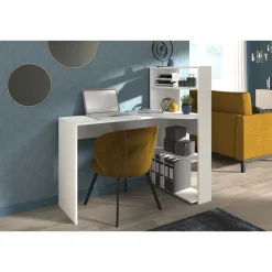 Bureau droit avec rangement L122cm TWISTER
