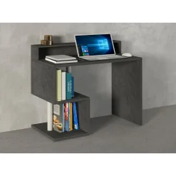 Bureau droit avec rehaussement L100 cm SANTA