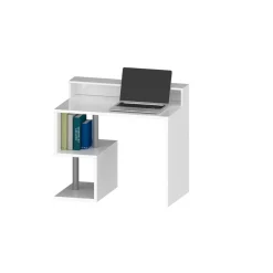 Bureau droit avec rehaussement L100 cm SANTA