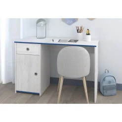 Bureau enfant 1 tiroir 2 niches L121cm REVERSO