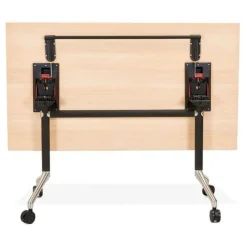 Bureau Pliable à Roulettes Lexon 140cm Naturel