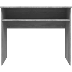 Bureau Sonoma gris 90x50x74 cm Bois d'ingenierie