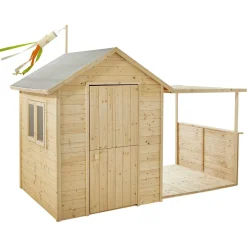 Cabane de jardin pour enfant - Bois - H1.62m - EUGENIE