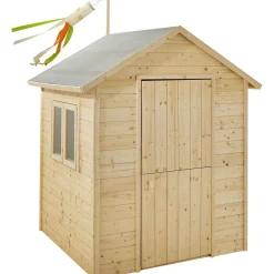 Cabane de jardin pour enfant - Bois - H1.62m - GARANCE