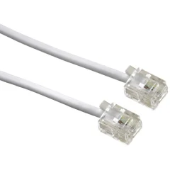 Cable ADSL RJ11 5M - Blanc