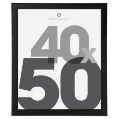 Cadre Photo Classique 40x50cm Noir