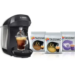 Cafetière à dosette expresso Tassimo Happy TAS1002N6 - Noir