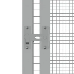 Cage a oiseaux Gris 302,5x324,5x211,5 cm Acier galvanise
