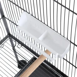 Cage a oiseaux Noir 54 x 54 x 146 cm Acier