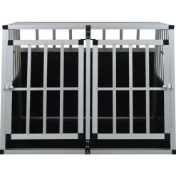 Cage pour chien a double porte 94 x 88 x 69 cm
