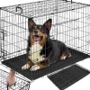 Cage pour chien Luna, pliable, avec 2 portes