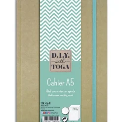 Cahier A5 kraft pour bullet journal - 192 pages