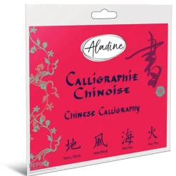 Cahier de calligraphie chinoise sur cartes