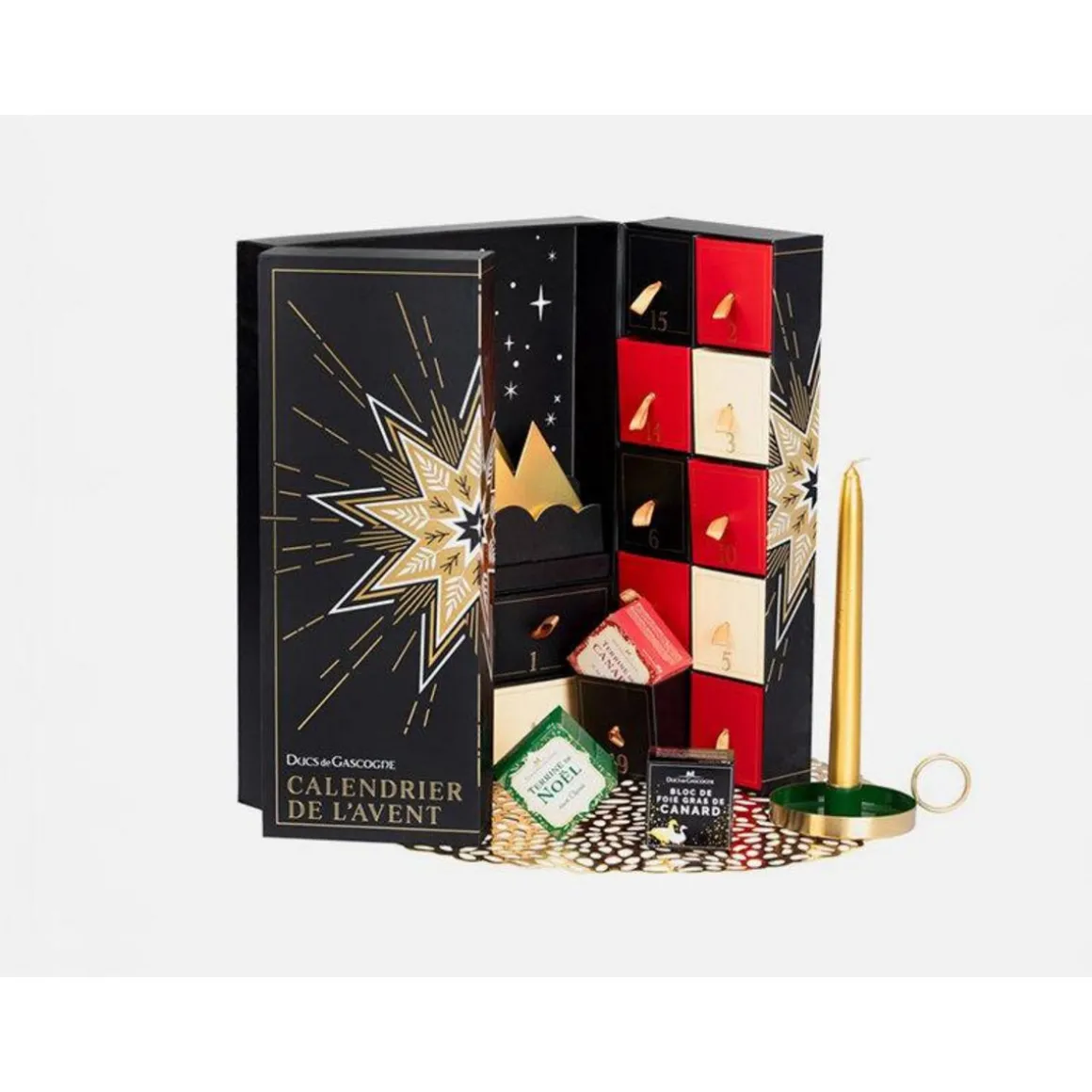 Calendrier de l'Avent La nuit étoilée : délices salés livrés à domicile - Coffret Cadeau Gastronomie