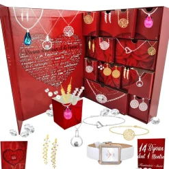 Calendrier de l'avent SC Crystal - 13 bijoux et 1 montre