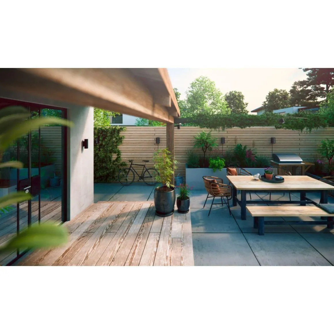 Caméra de surveillance HUE SECURE sans fil blanche