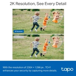 Caméra de surveillance TAPO TC41 - Blanc