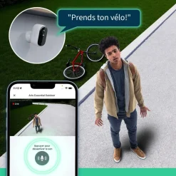 Caméra de surveillance Wifi ESSENTIAL 3 cameras + 1 floodlight