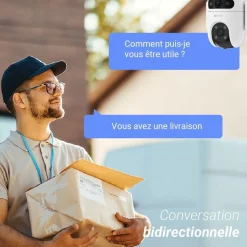 Caméra de surveillance Wifi H9C 2k motorisée