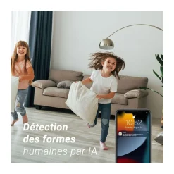 Caméra de surveillance Wifi H6C 2K motorisée