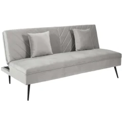 Canapé convertible Fauske- 2 Places - Gris