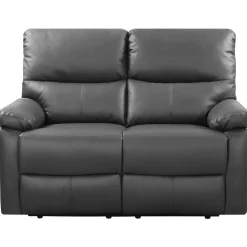 Canapé relax Lincoln - 147 x 89 x 103 cm - 2 places - Gris