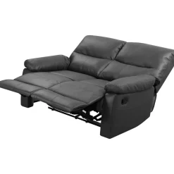 Canapé relax Lincoln - 147 x 89 x 103 cm - 2 places - Gris