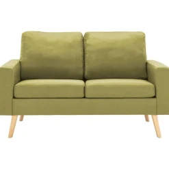 Canape a 2 places Vert Tissu