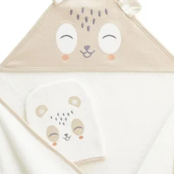 Cape et gant de bain bébé Baby Panda